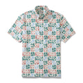 Valentine's Day Hawaiian Shirts For Men Vintage Cotton Button Down Rose Seal Short Sleeve Aloha Shirt By Evan