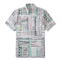 Hawaiian Shirts For Men Vintage Cotton Button Down Tribal Print Short Sleeve Aloha Shirt By Amy