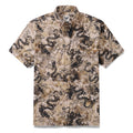 Men's Dragon Shirt Totem Cotton Button-down 1980s Vintage Short Sleeve Hawaiian Shirt By Sun