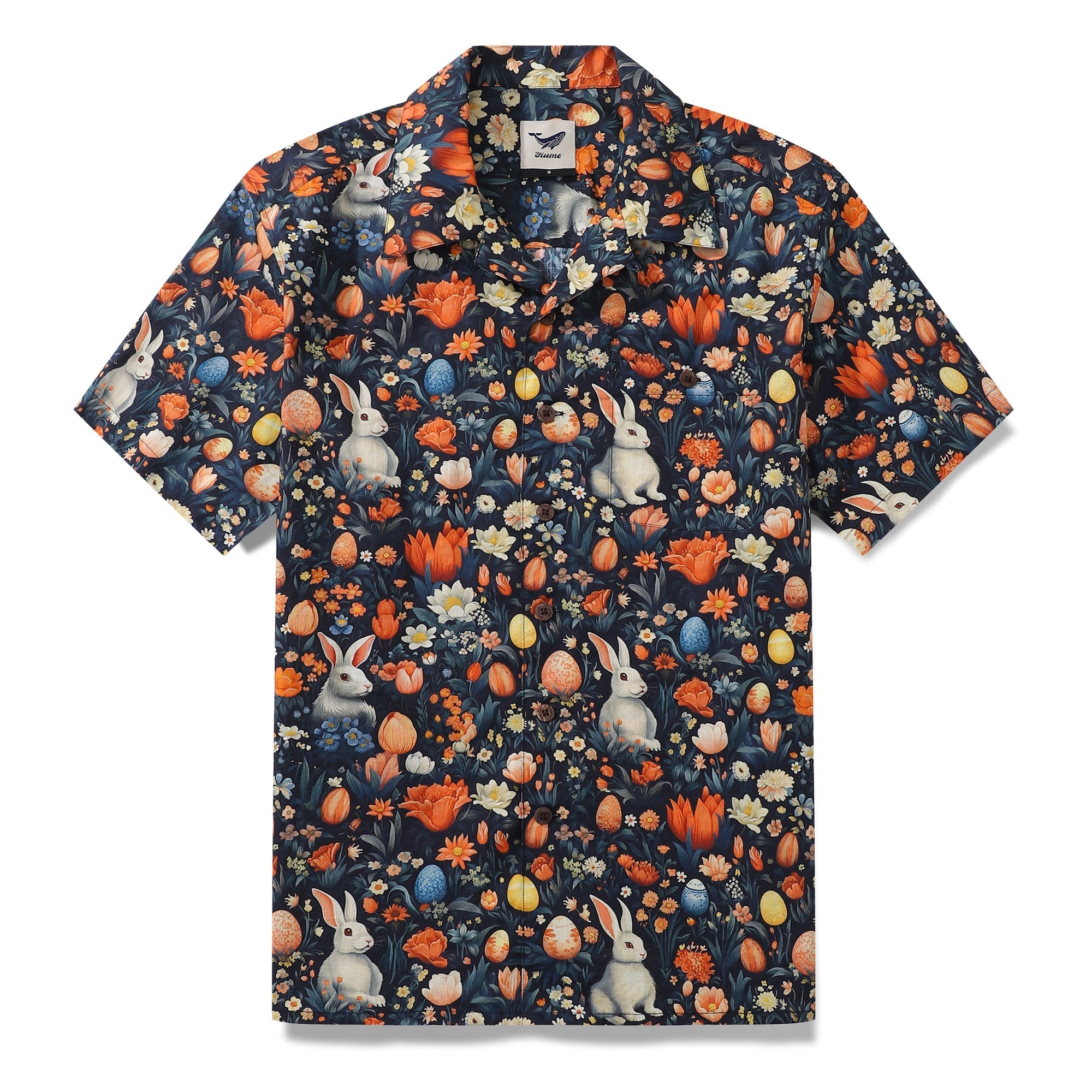 Hawaiian Shirt For Men New Life Shirt Camp Collar 100% Cotton By Yakima
