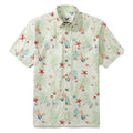 Hawaiian Shirt For Men Voices of the Shore Button-down Short Sleeve 100% Cotton Shirt By Seven