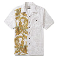 Hawaiian Shirt For Men Gorgeous Pattern Shirt Camp Collar 100% Cotton By Sun