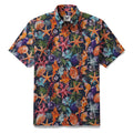 Hawaiian Shirt For Men Marine Life Carnival Button-down Short Sleeve 100% Cotton Shirt By Sun