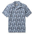 Summer Hawaiian Shirt For Men Smile of the Sea Print Shirt Camp Collar 100% Cotton By Cigar