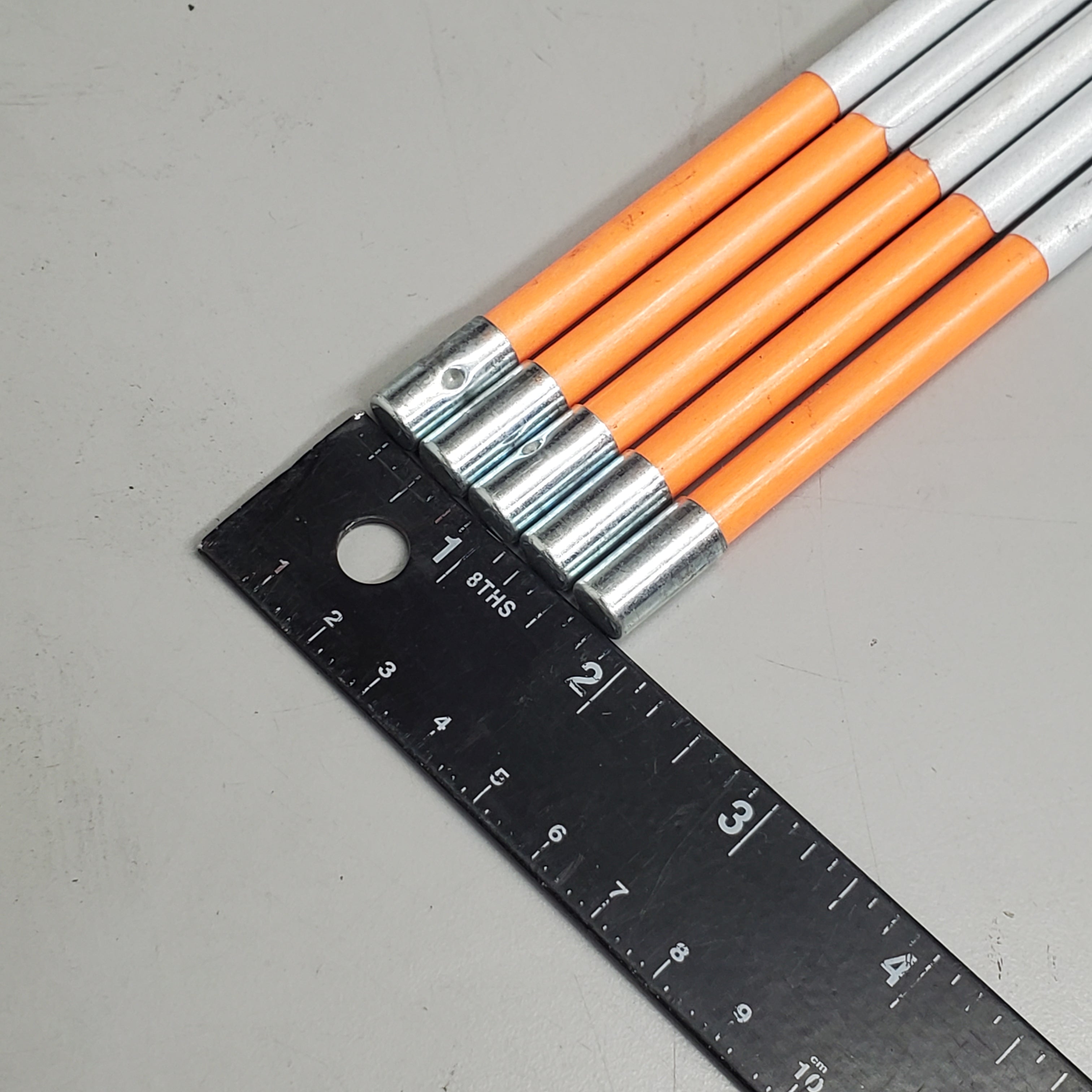 DASCO Pro (5 Pack) Snow Pole Fiberglass Driveway Marker 48" Orange 665