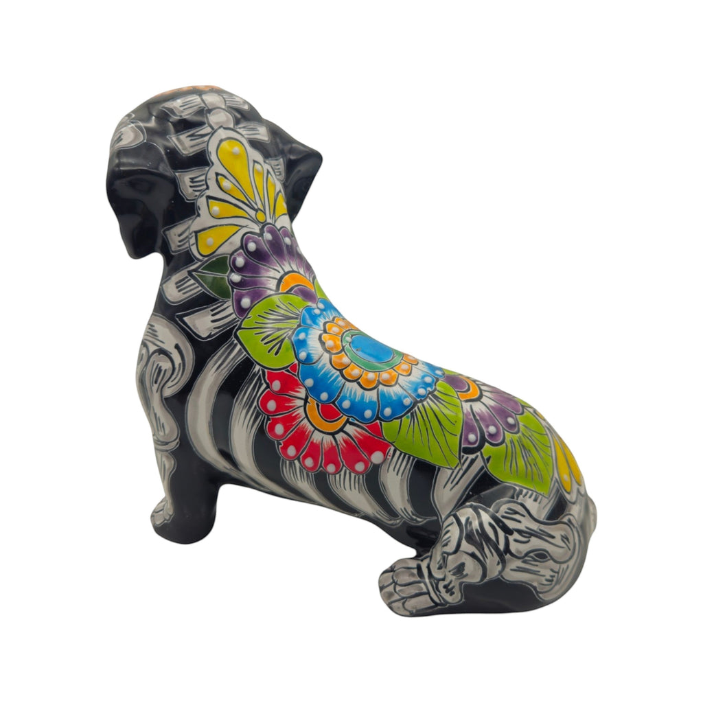 Talavera Dachshund Figurine | Day of the Dead Ceramic Dog