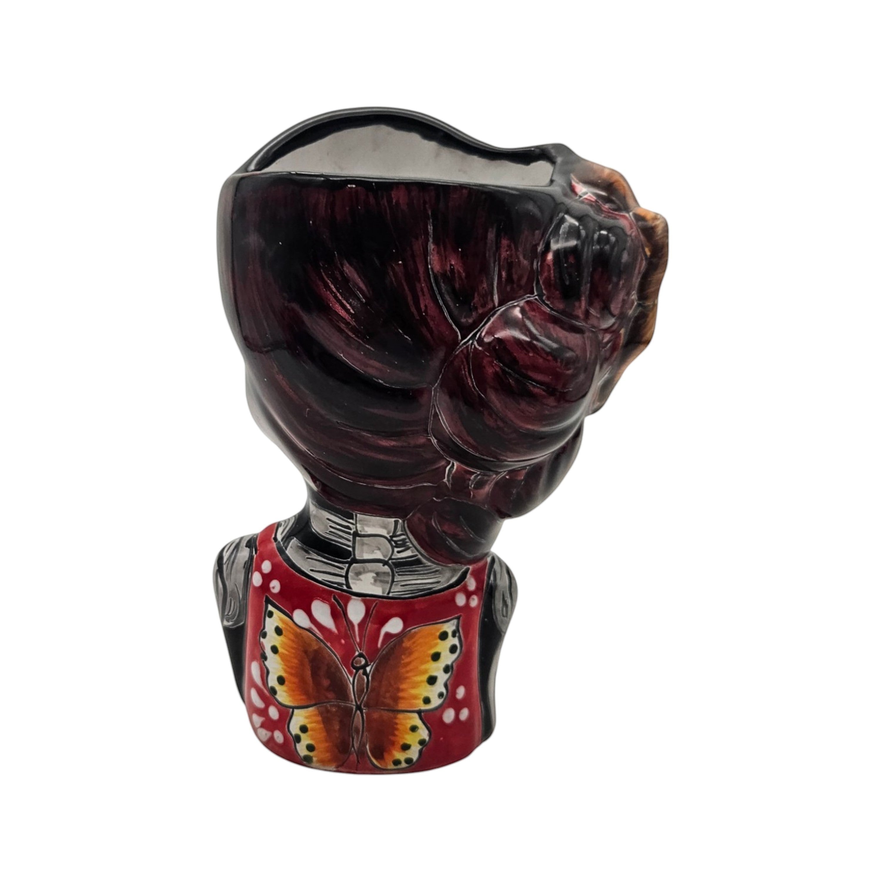 Talavera Day of the Dead Face Planter | Handmade Skull Ceramic Pot
