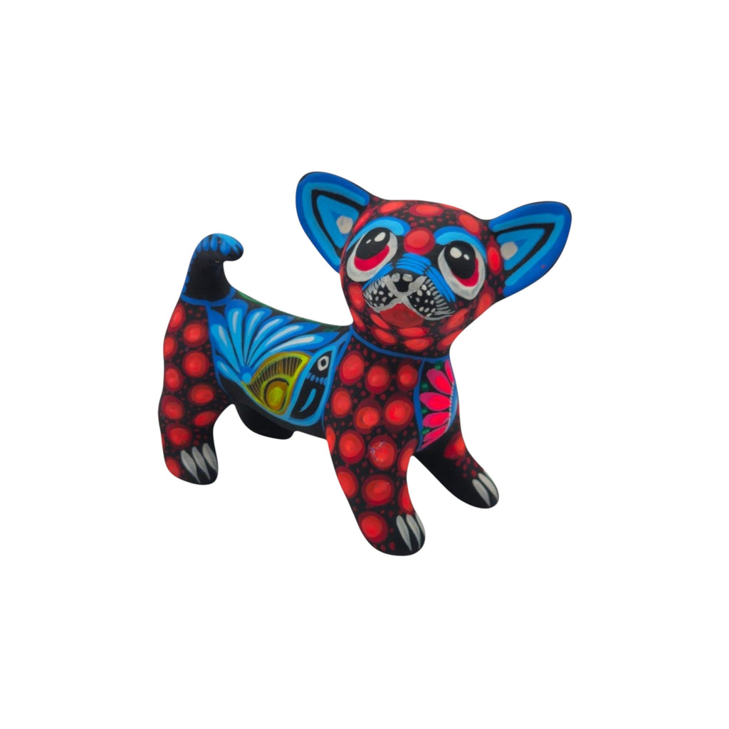Alebrije Chihuahua Dog Figurine | Handmade Mexican Folk Art