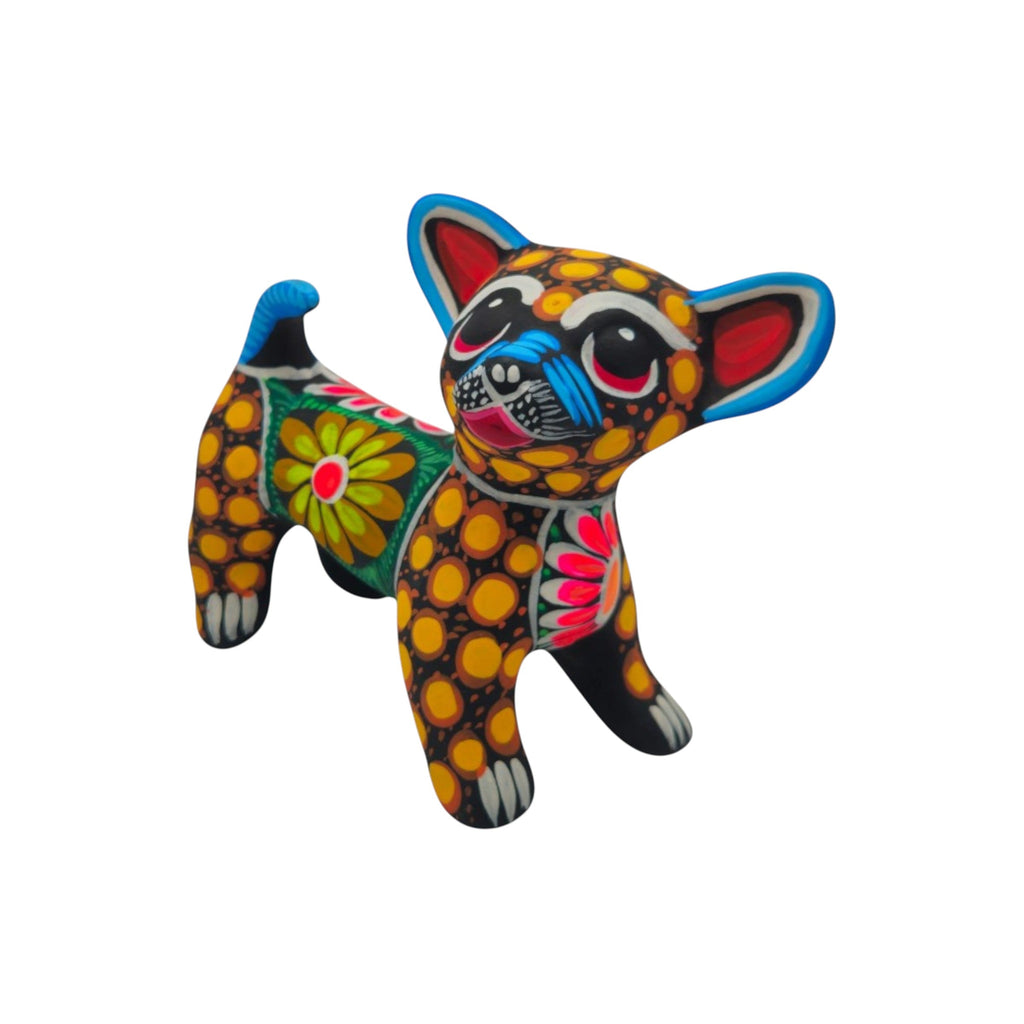 Alebrije Chihuahua Dog Figurine | Handmade Mexican Folk Art