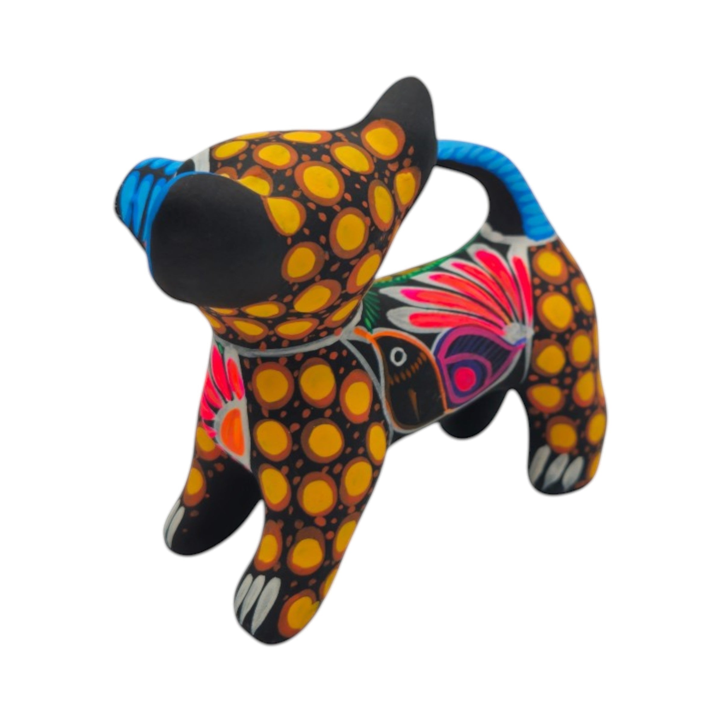 Alebrije Chihuahua Dog Figurine | Handmade Mexican Folk Art