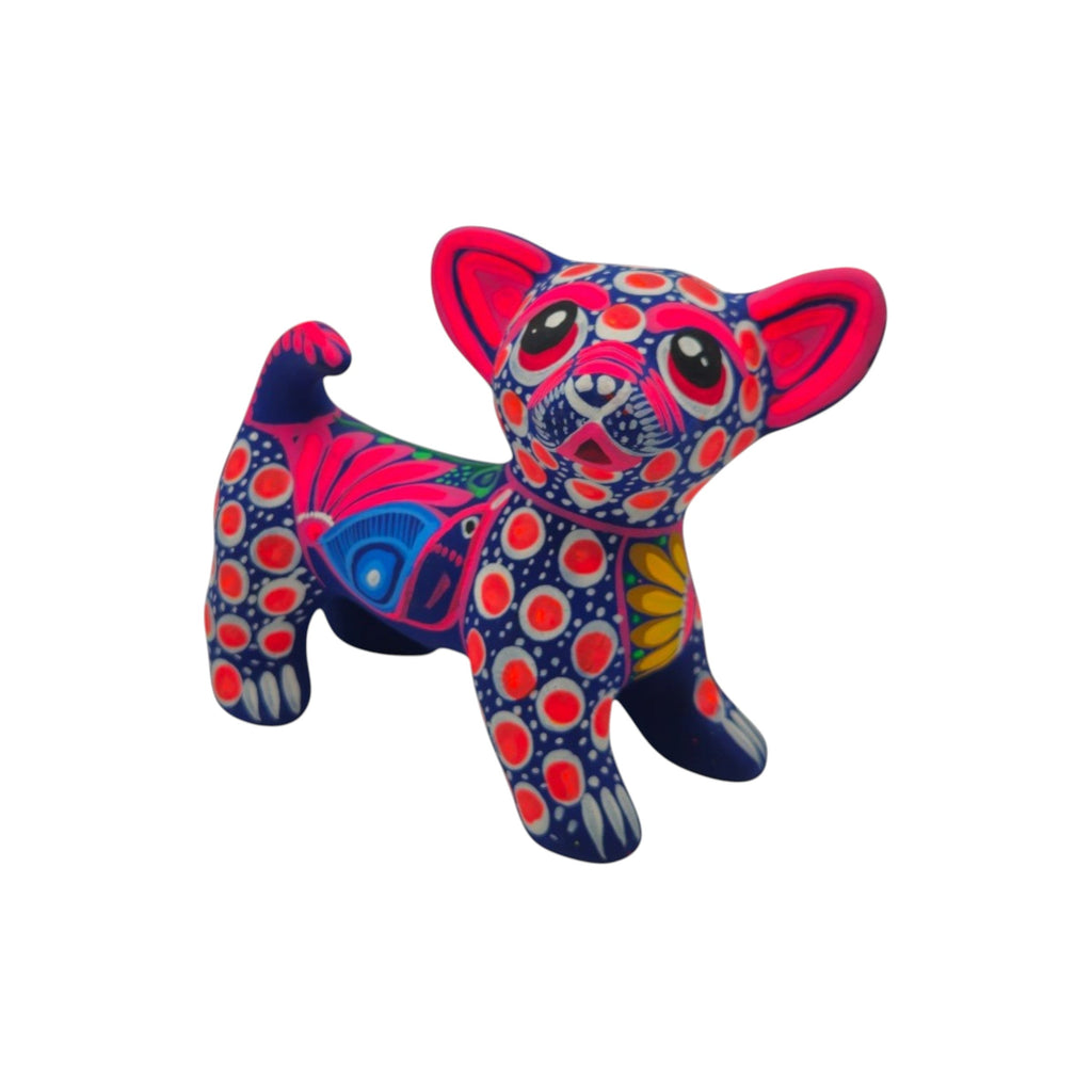 Alebrije Chihuahua Dog Figurine | Handmade Mexican Folk Art