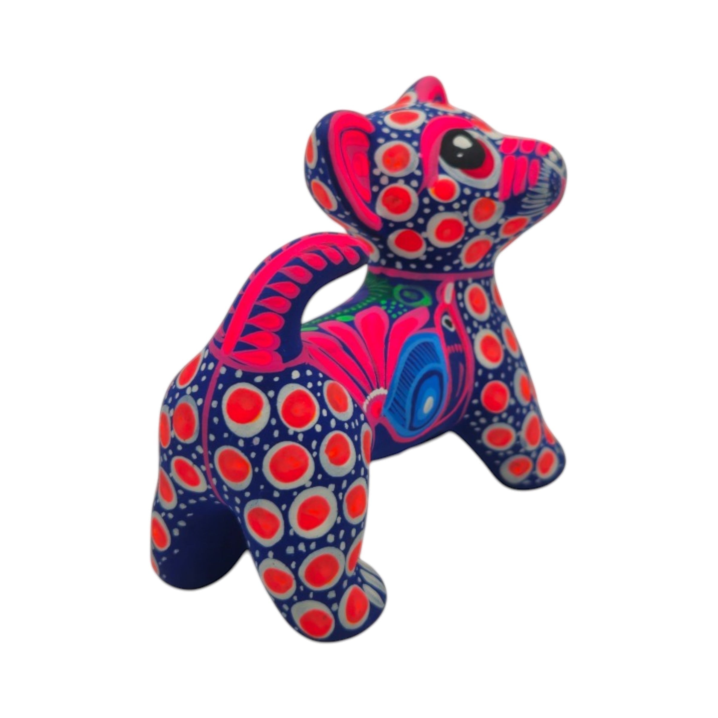 Alebrije Chihuahua Dog Figurine | Handmade Mexican Folk Art