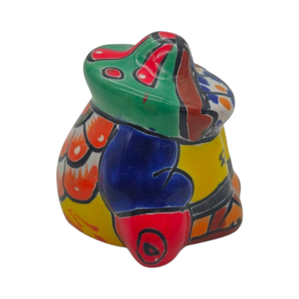 Tiny Talavera Panchito Figurine | Hand-Painted Mexican Sleeping Man