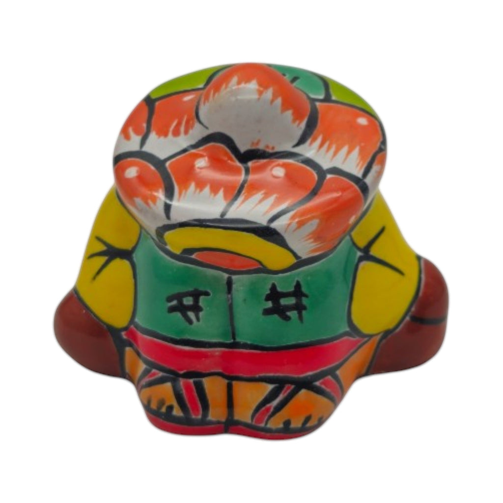 Tiny Talavera Panchito Figurine | Hand-Painted Mexican Sleeping Man