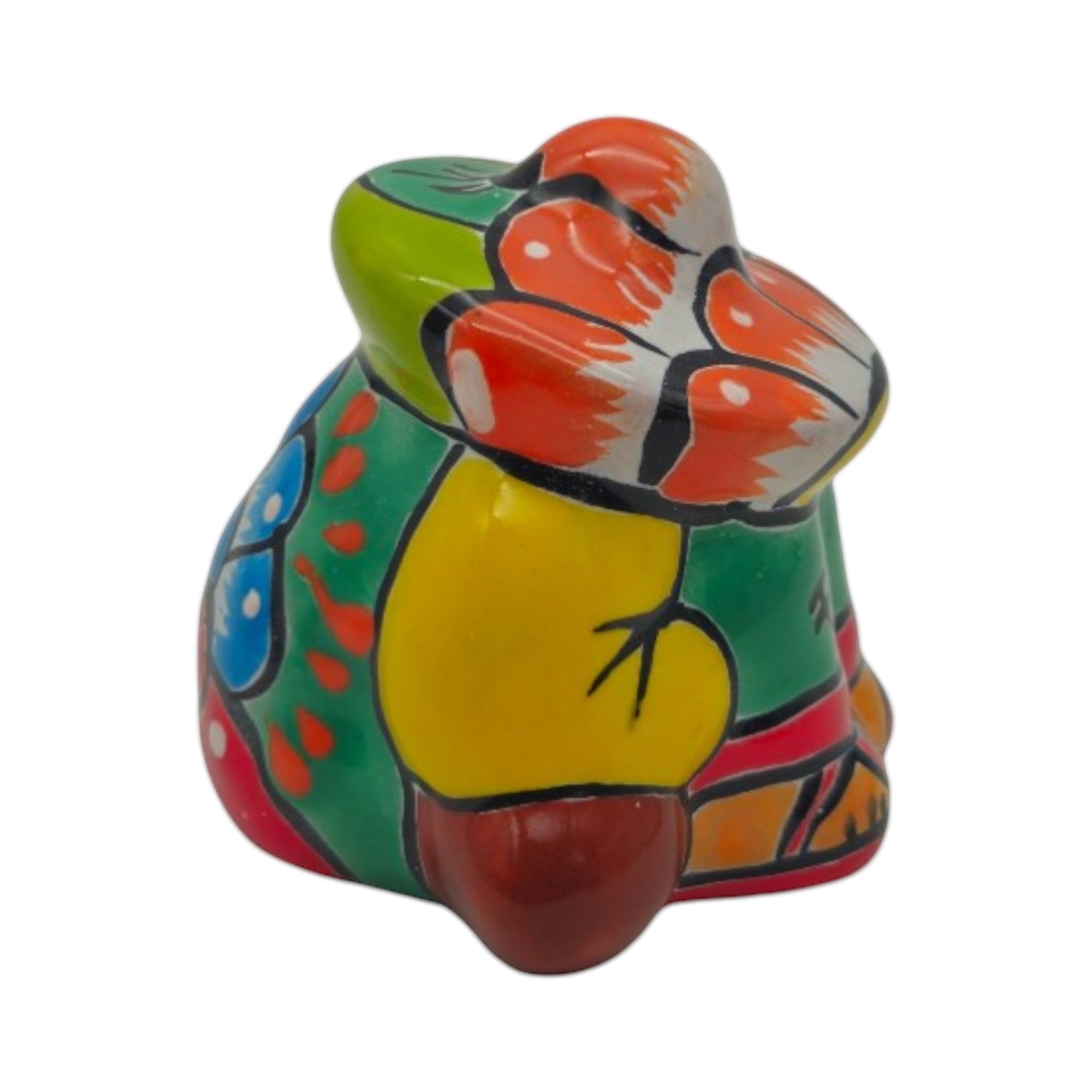 Tiny Talavera Panchito Figurine | Hand-Painted Mexican Sleeping Man