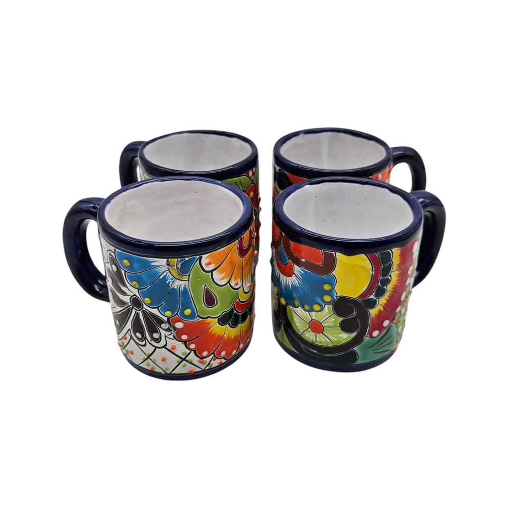 Talavera Coffee Mug | Hand-Painted Floral Design