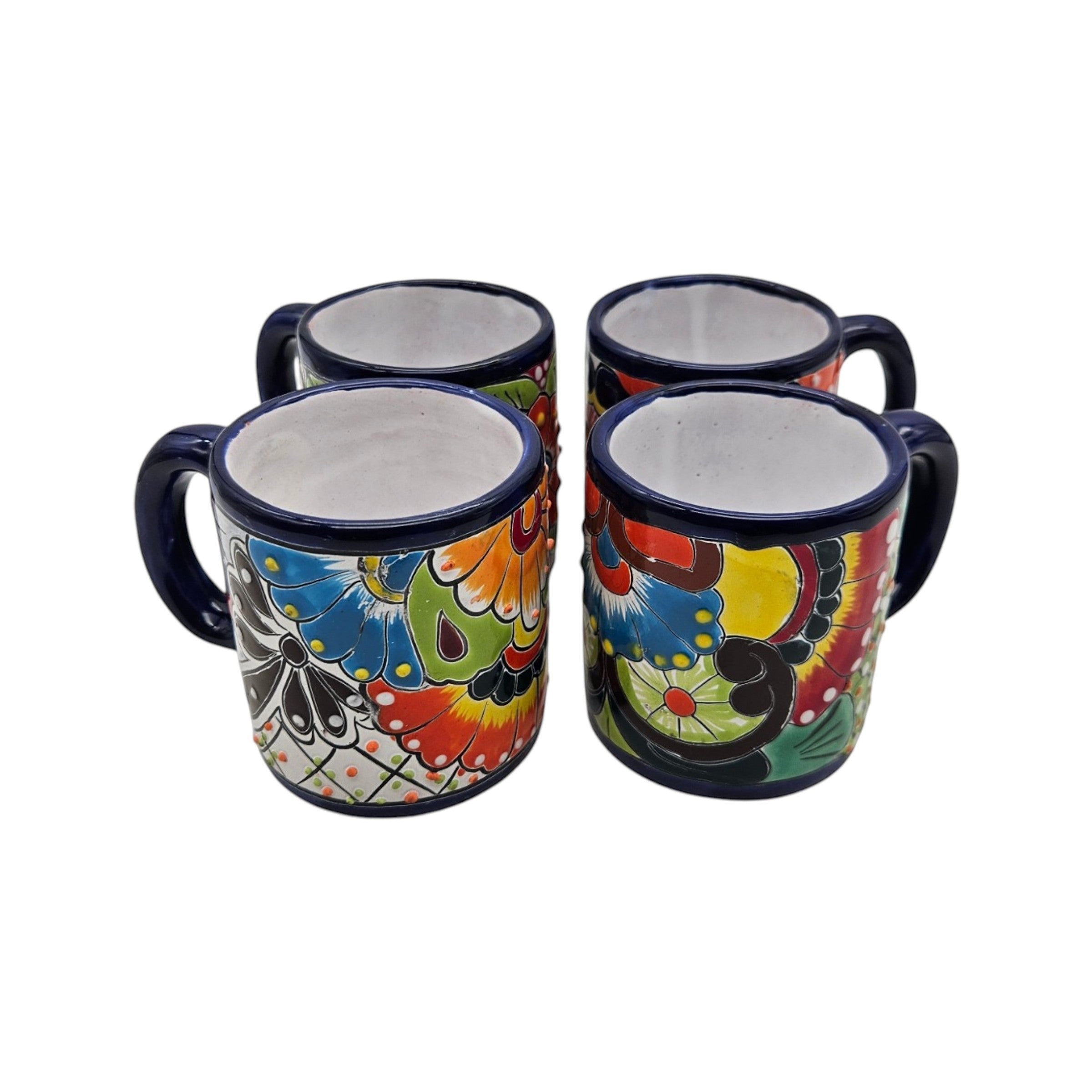 Talavera Coffee Mug | Hand-Painted Floral Design