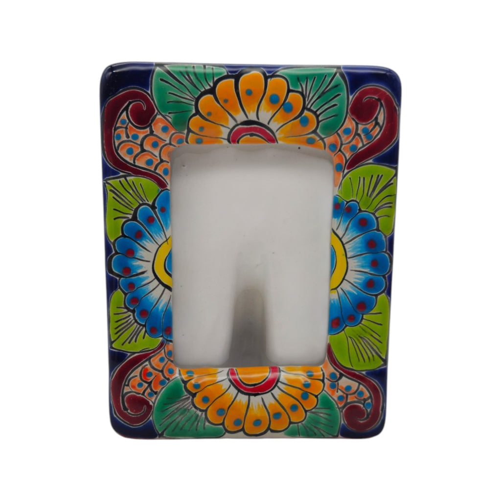 Talavera Picture Frame | Colorful Handmade Mexican Home Decor