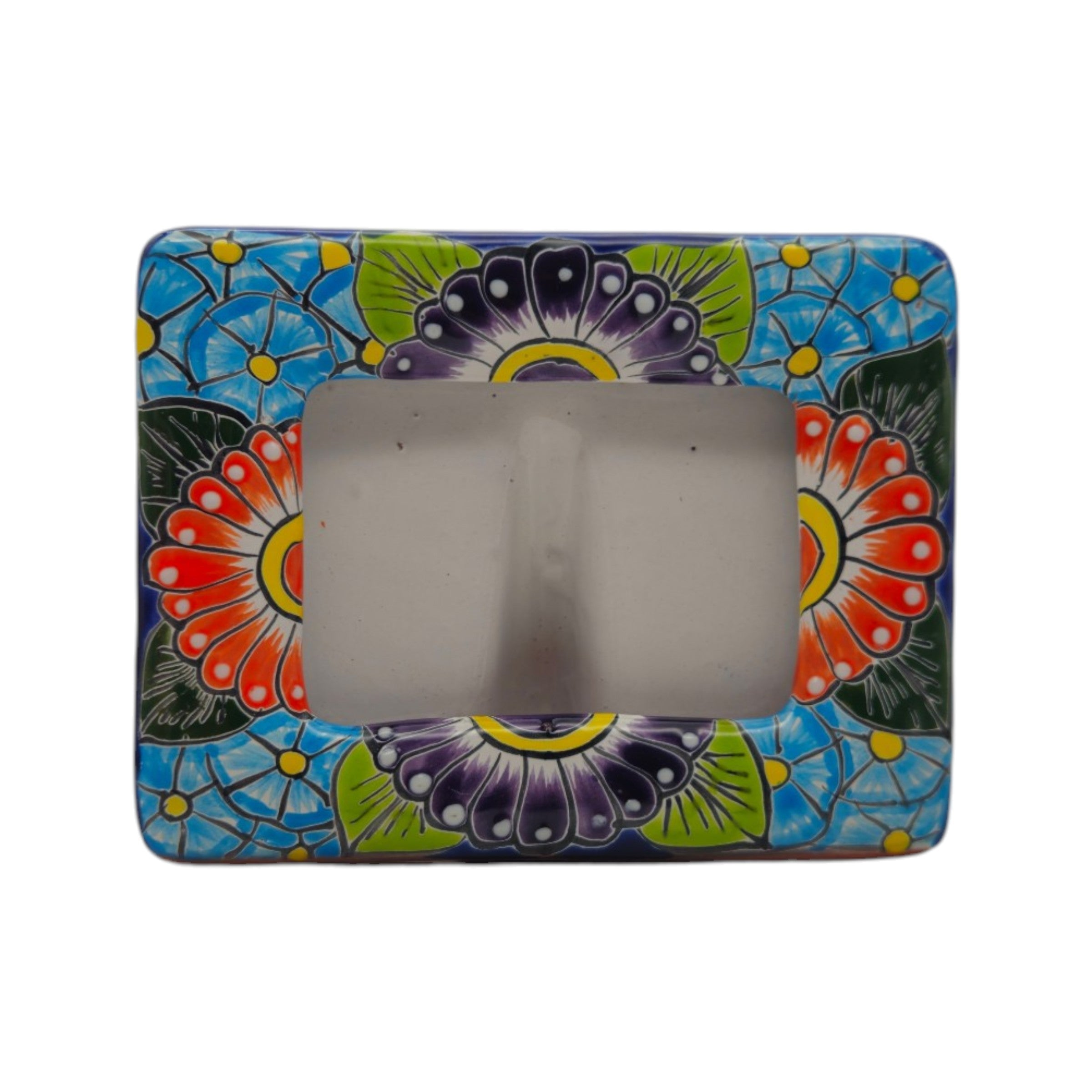 Talavera Picture Frame | Colorful Handmade Mexican Home Decor