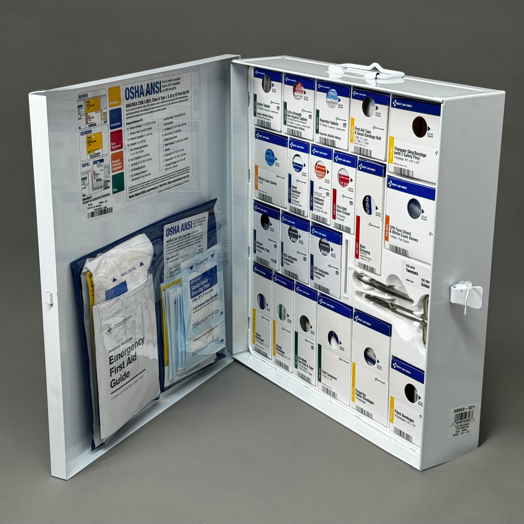 VESTIS FIRST AID 50 Person Large Metal Cabinet With Medication BB 01/2026 59354-021