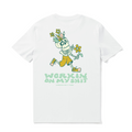 Hawaiian Tee For Men Working on Myself By Loindaflow Tee Crew Neck 100% Cotton - WHITE By Laihha Organna