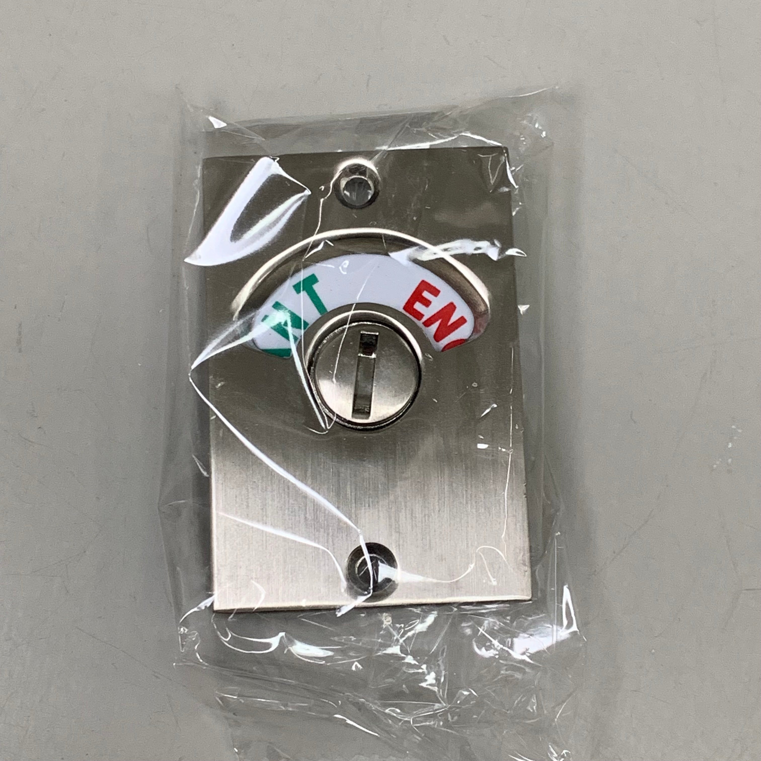 LVOERTUIG (2 PACK) Door Lock Door Latch Bathroom Indicator Satin Nickel B07NVNJWV6
