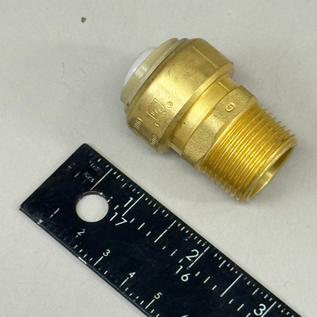 JONES STEPHENS  (3 Pack) Plumbite Push On Male Adapter 3/4"x3/4" Brass C77418LF