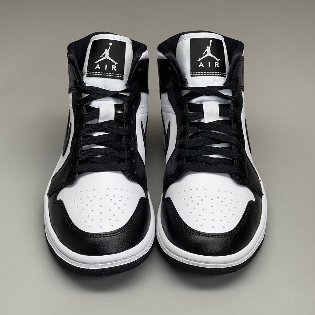 NIKE AIR JORDAN 1 Mid Panda Shoe Women's Sz 9.5 Black / White DV0991-101 (New)