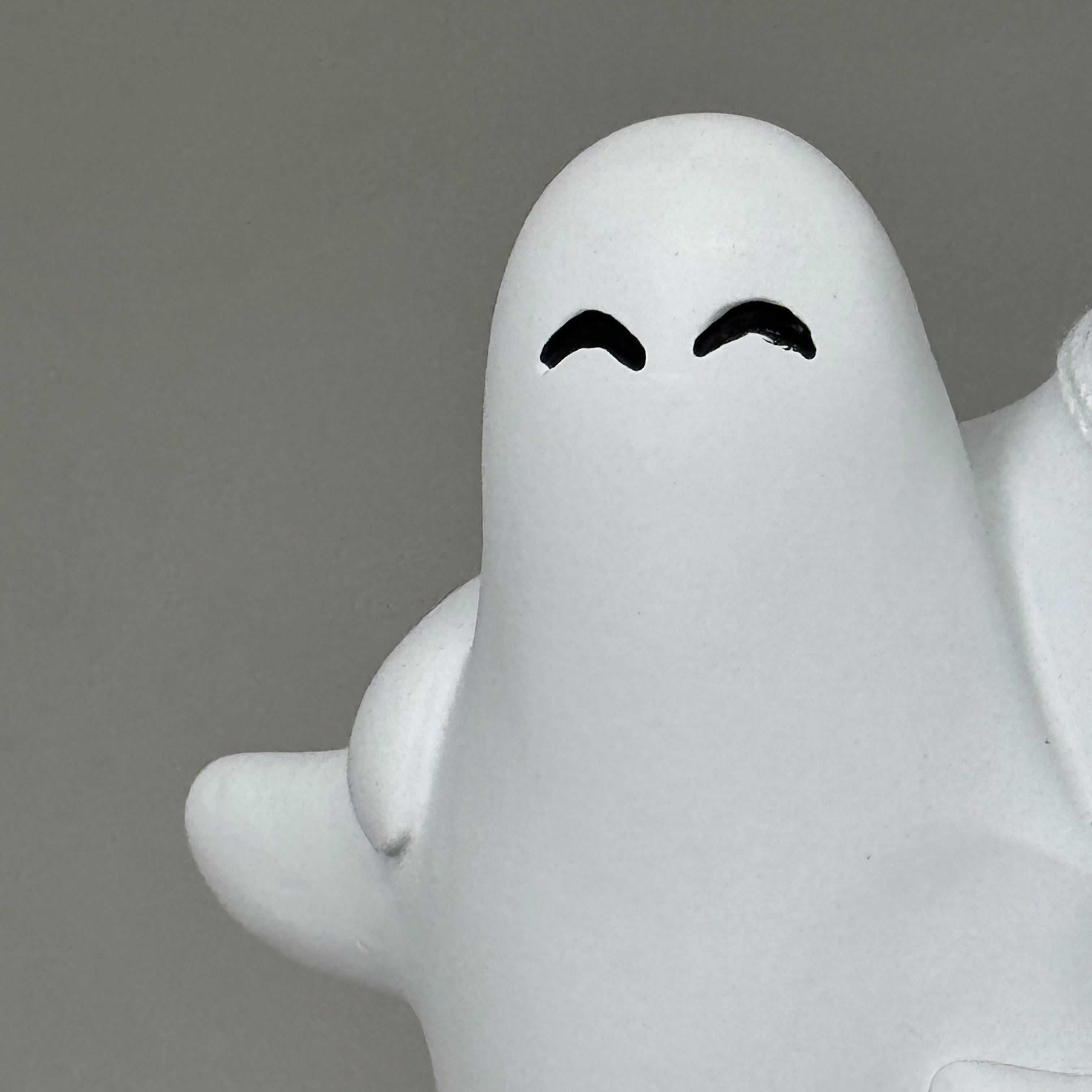 RAZ IMPORT Resin Ghost Family Scaredy Cat Collection Halloween Decor 9" 4420453
