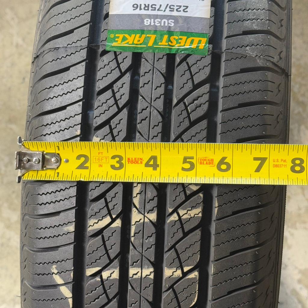 WESTLAKE All-Season Radial Tire Sz 225/75R16 104T Black SU318