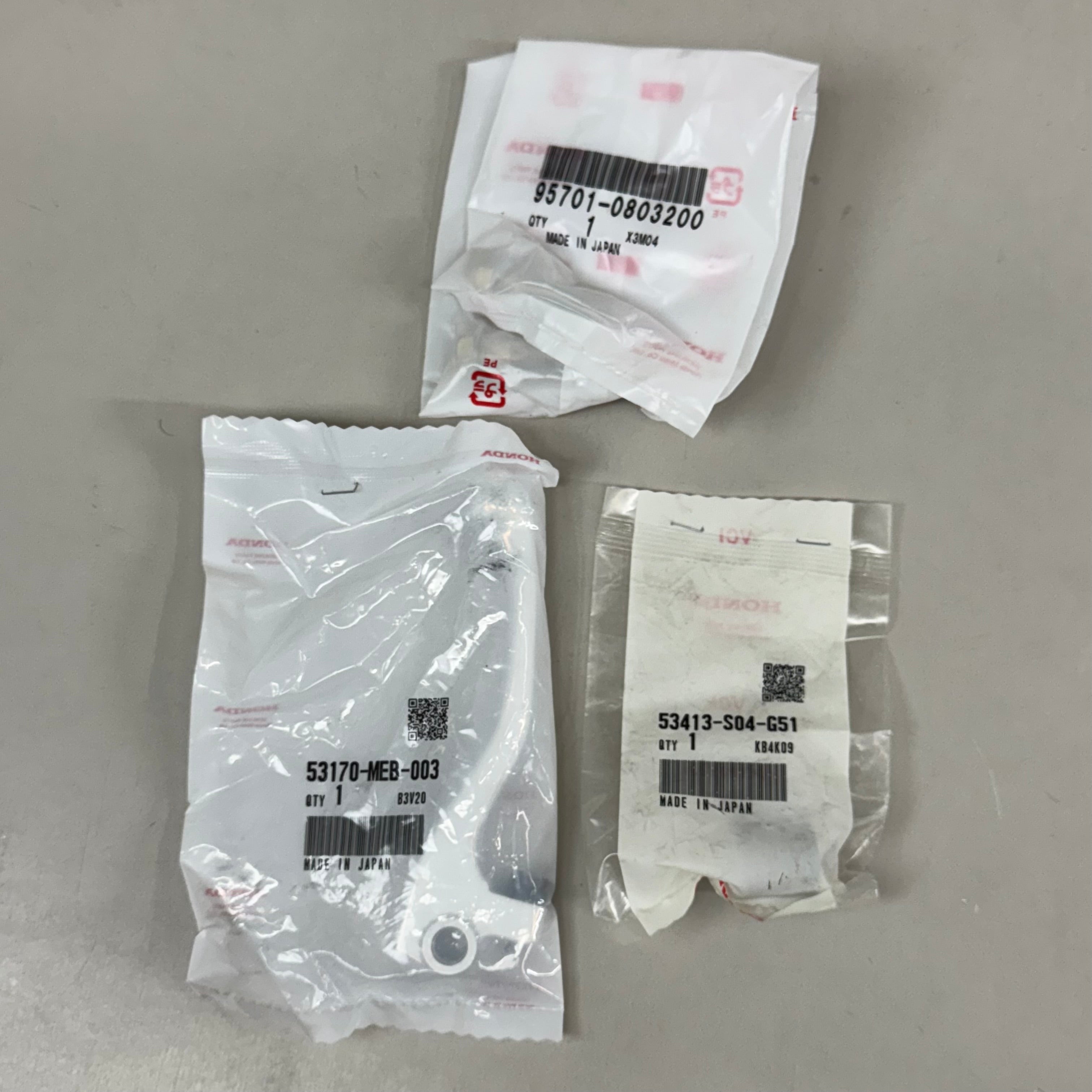 HONDA (103 PACK) Assorted Motorcycle Parts Genuine OEM