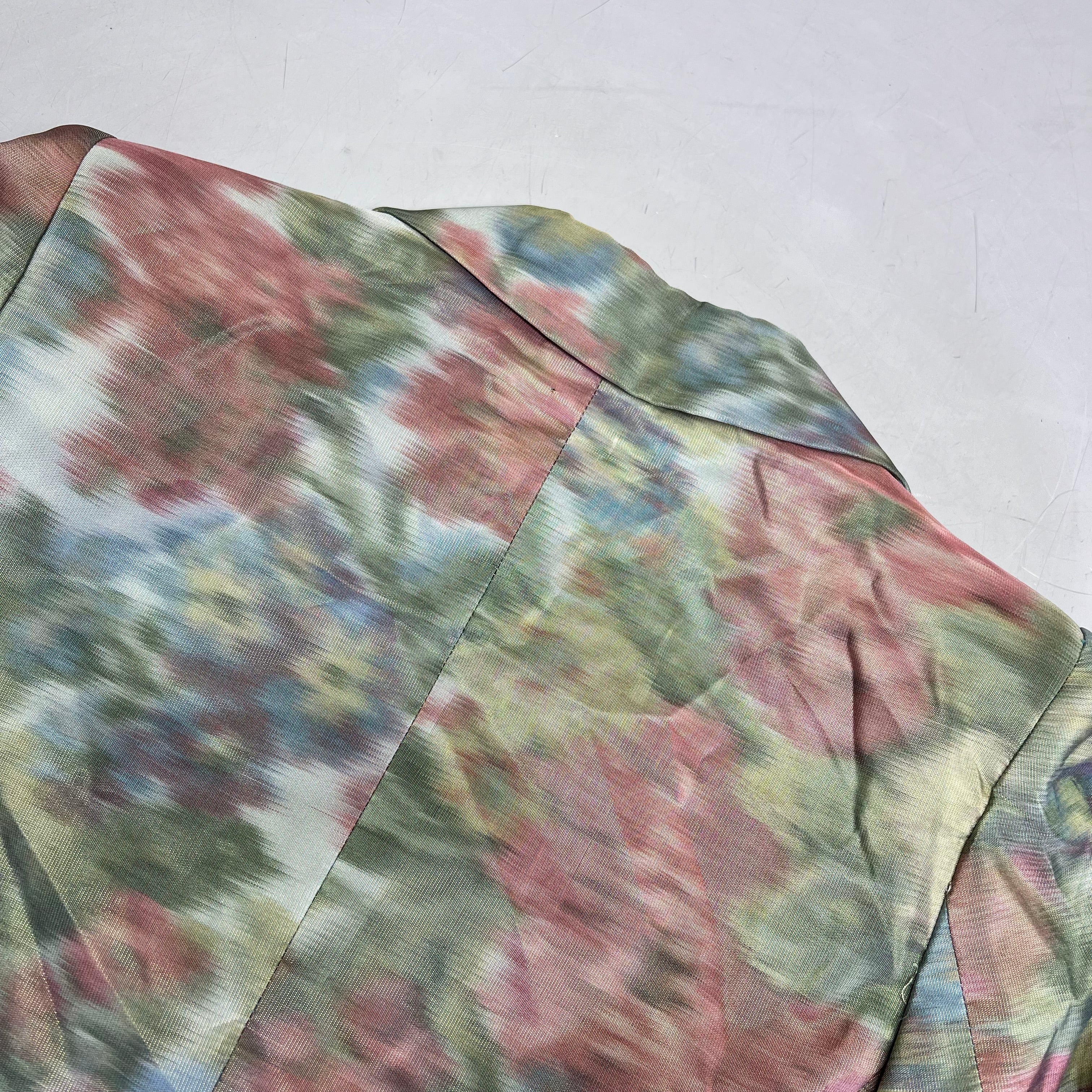 ARMANI COLLEZIONI Floral Print Blazer w/ Button Rose Women's Sz 4 (Pre-Owned)