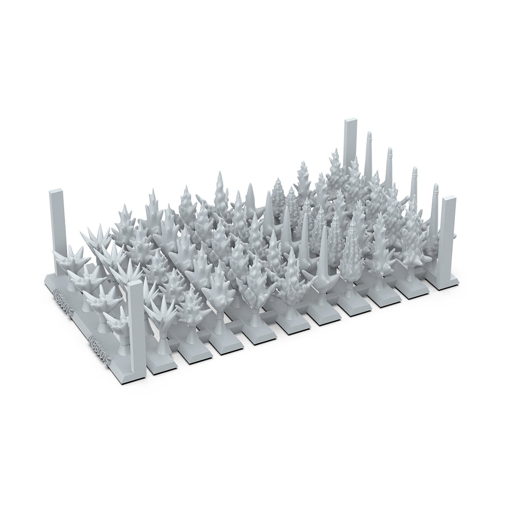 AK Interactive Basing Bits: Weapons Shot FX (54 Pieces)