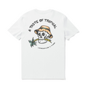 Hawaiian Tee For Men Taste of Tropical By Loindaflow Tee Crew Neck 100% Cotton - WHITE By Laihha Organna
