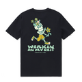 Hawaiian Tee For Men Working on Myself By Loindaflow Tee Crew Neck 100% Cotton - BLACK By Laihha Organna