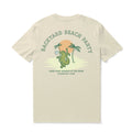 Hawaiian Tee For Men Backyard Beach Party By Loindaflow Tee Crew Neck 100% Cotton - BEIGE By Laihha Organna