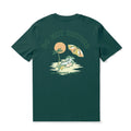 Hawaiian Tee For Men Do not Disturb By Loindaflow Tee Crew Neck 100% Cotton - DARK GREEN By Laihha Organna