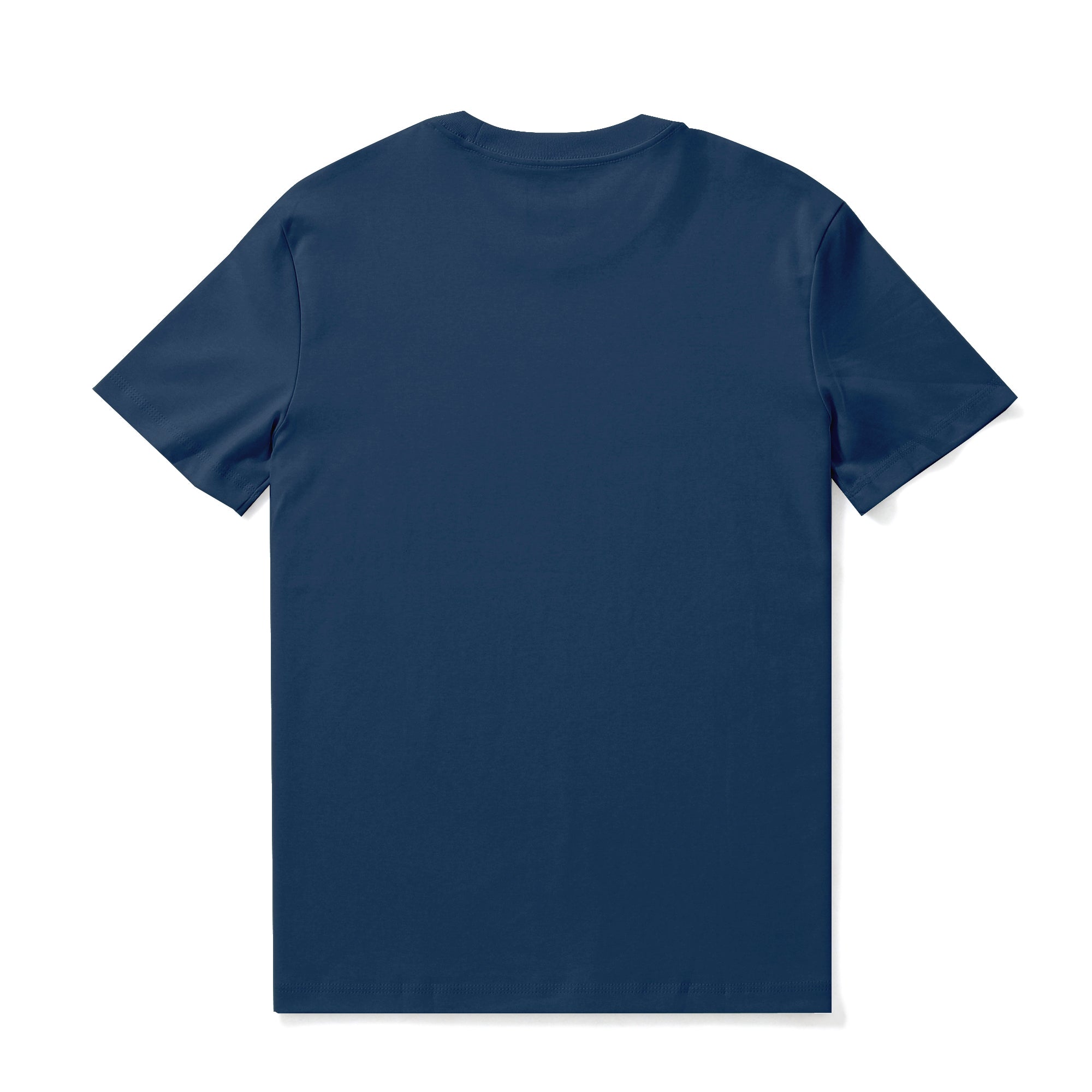 Hawaiian Tee For Men Happy Cats Tee Crew Neck 100% Cotton - NAVY BLUE By Shawn