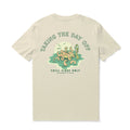 Hawaiian Tee For Men Taking the day off By Loindaflow Tee Crew Neck 100% Cotton - BEIGE By Laihha Organna
