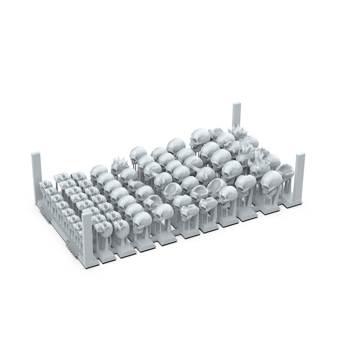 AK Interactive Basing Bits: Skulls (72 Pieces)