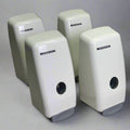 MCKESSON (4 PACK) Soap Dispenser Wall Mount 9.5" H x 4" x 4", White 53-1000