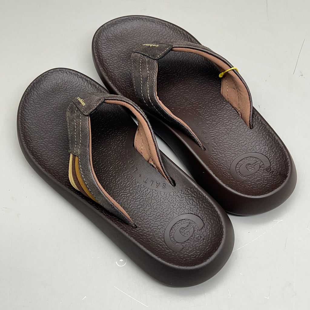 COBIAN Kandui Synthetic Leather Strap Men's Sz 9, EU 41.5 Chocolate KAN25-2011-9
