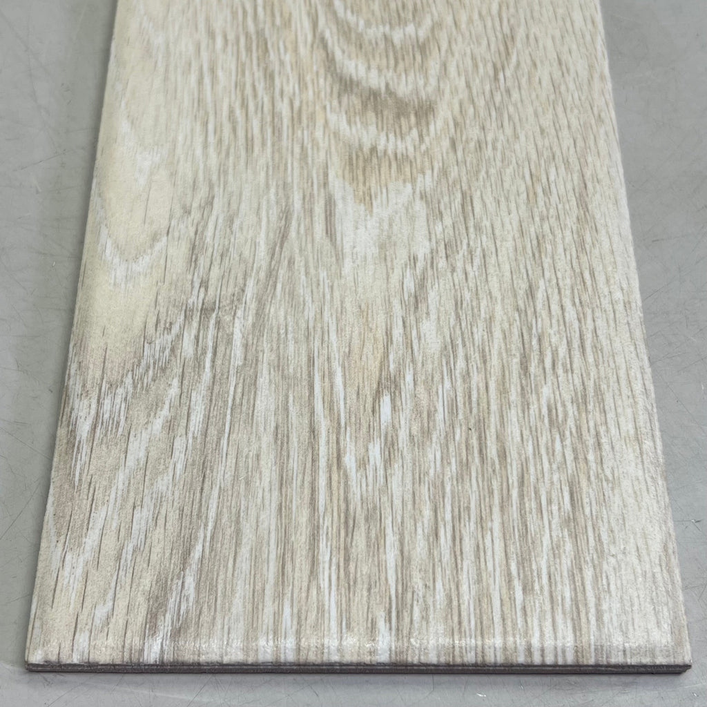 GRANISER (9 Pcs) Floor Tiles Sz 6" x 36" x 0.32", Aspen Beige F-449