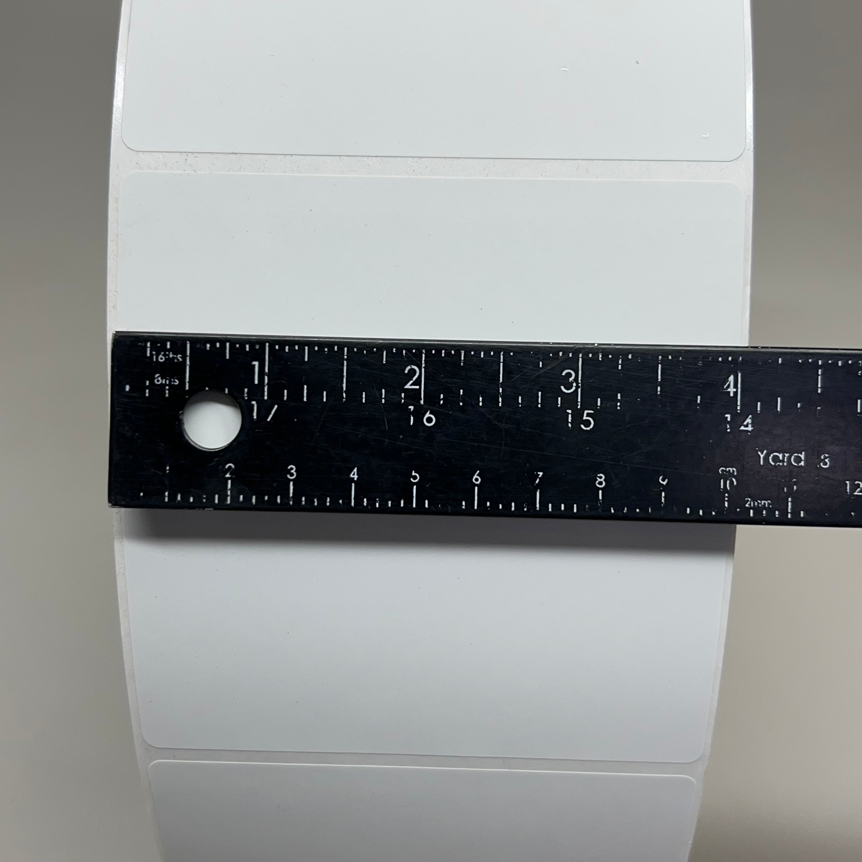 Roll Low Blank Labels 14OD (11000 Labels) Sz 4" L X 2" W White F030041