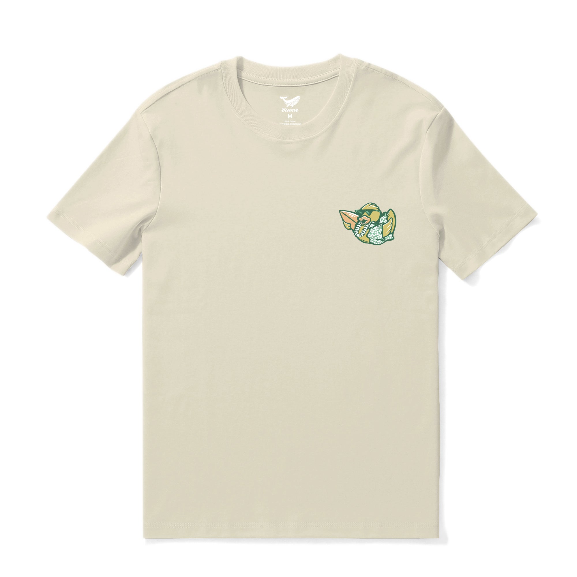 Hawaiian Tee For Men Takin It Slow By Loindaflow Tee Crew Neck 100% Cotton - BEIGE By Laihha Organna