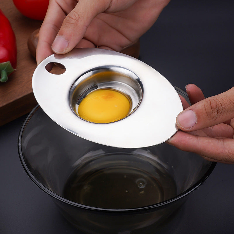 Food Grade 304 Stainless Steel Egg White Separator Egg Yolk Separator Egg Filter Kitchen Baking Gadgets