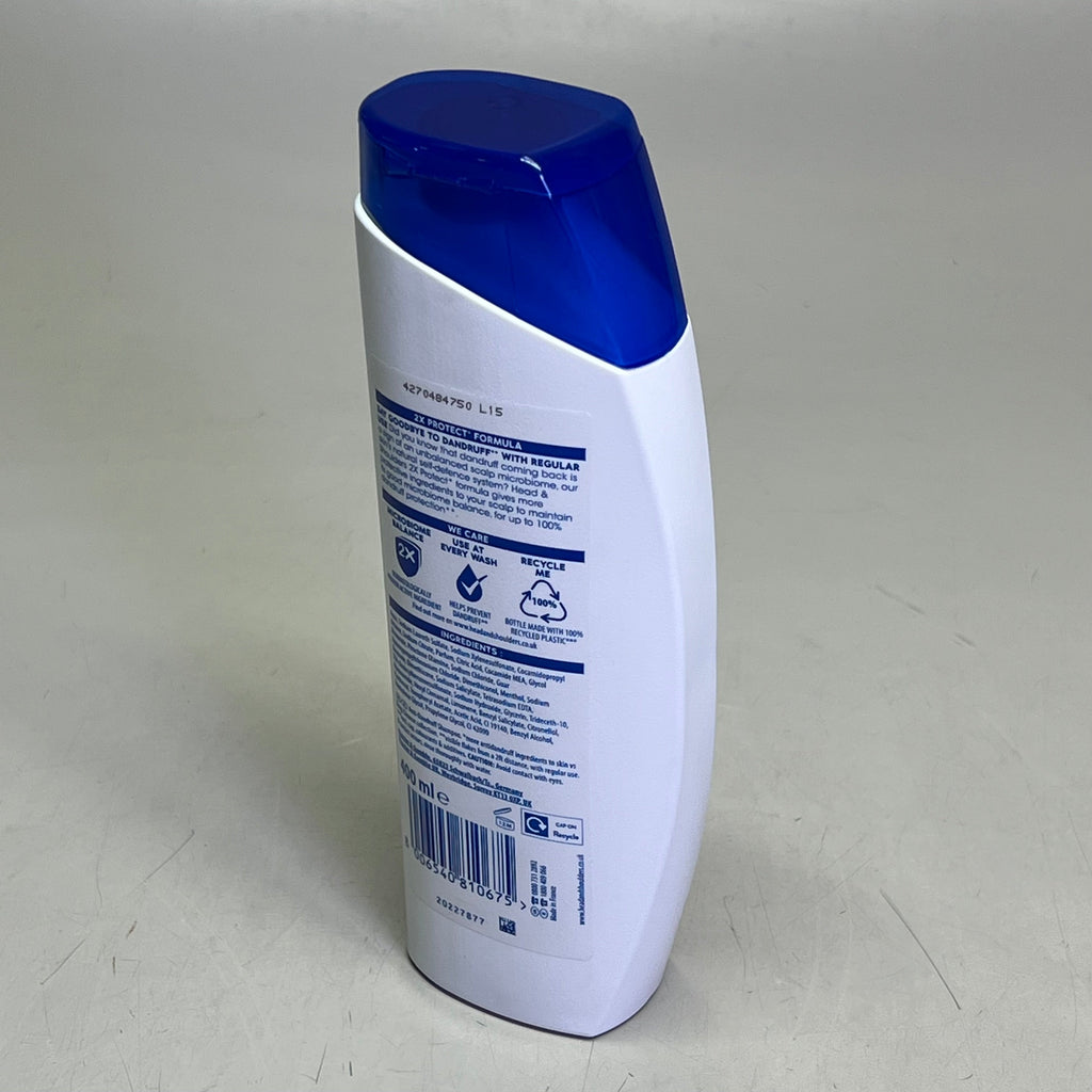 HEAD & SHOULDERS (6 PACK) Anti Dandruff Shampoo Hydrating Smooth & Silky 400 ml