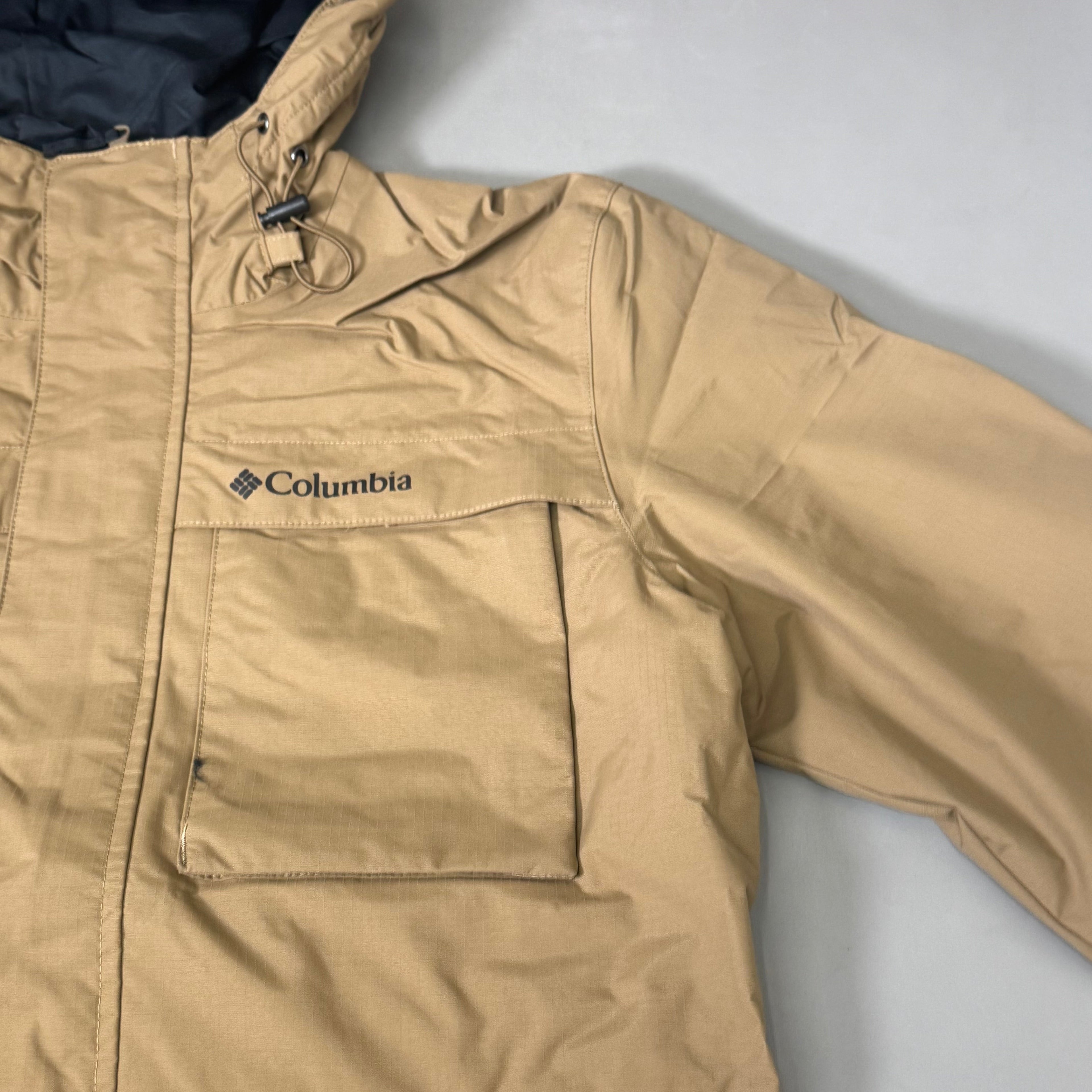 COLUMBIA Waterproof Breathable Landroamer Jacket Men's Sz S Delta WM2778-257