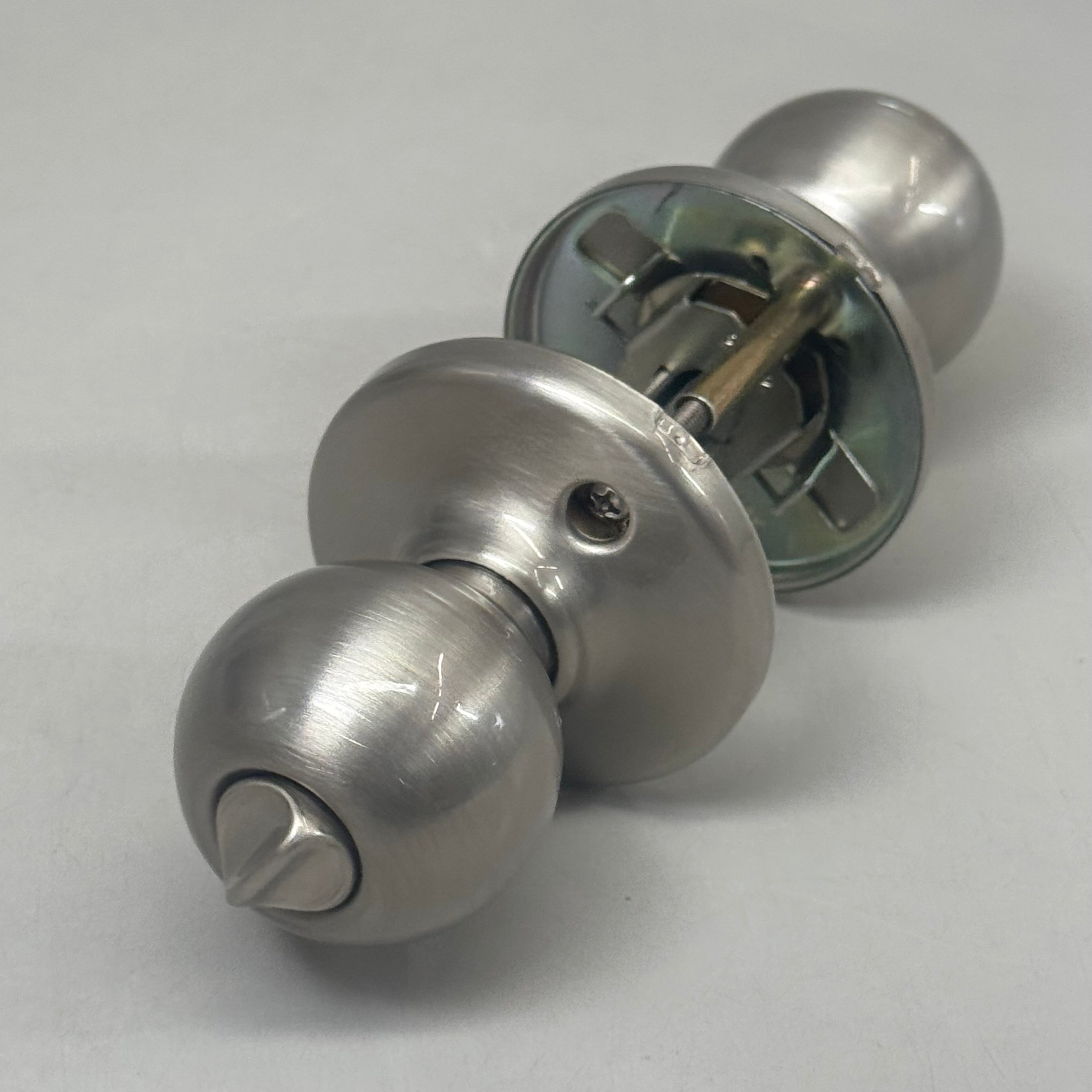 KWIKSET Polo Keyed Entry Knob with Smartkey Security In Satin Nickel 94002-931