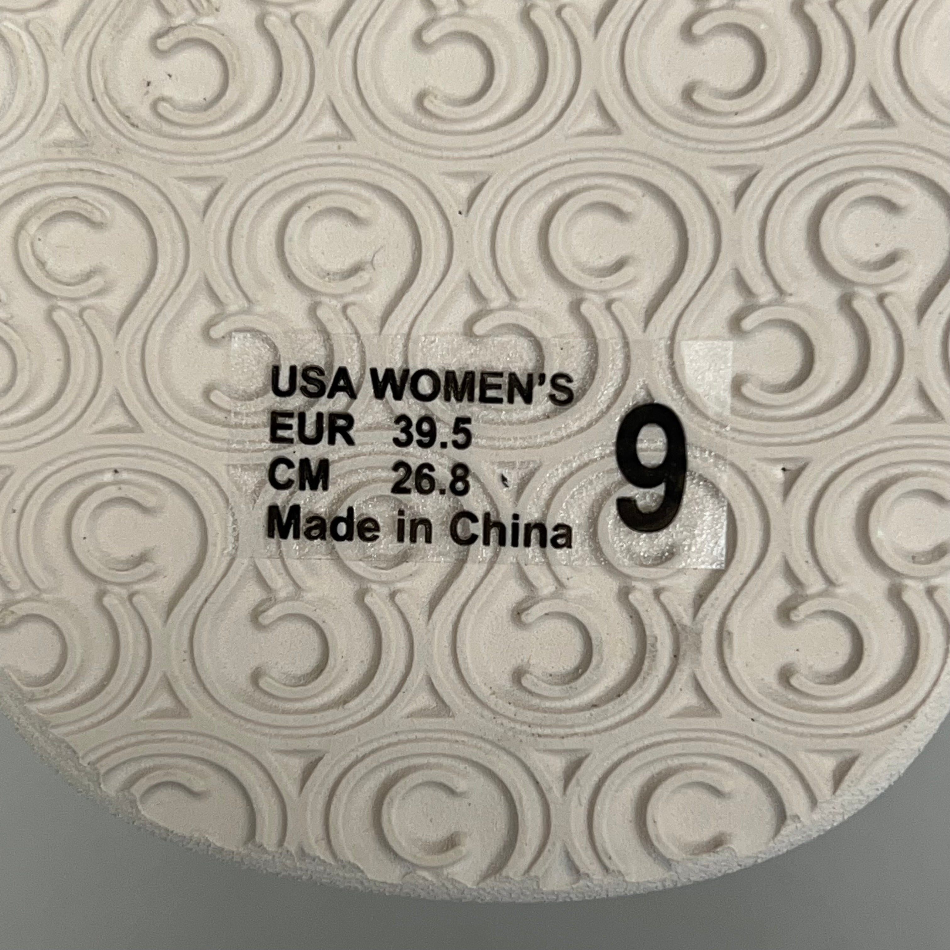 COBIAN Skinny Bounce Comfortable Synthetic Strap Women's Sz 9 White SKI25-110-09